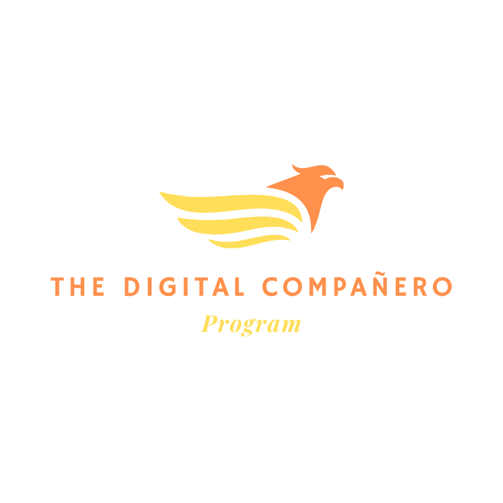 The Digital Compañero Program eagle logo,hawk logo,wings logo design (2)